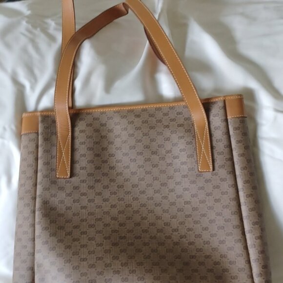 Gucci vintage tote circa 1990 Serial No. 002 115 0035 - Picture 2 of 6